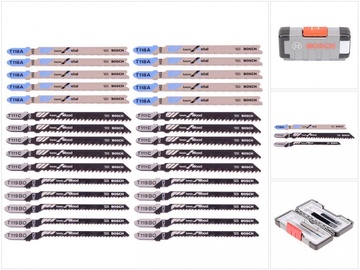 Bosch 2607010903 Tough Box Jigsaw Blade Set 30pcs
