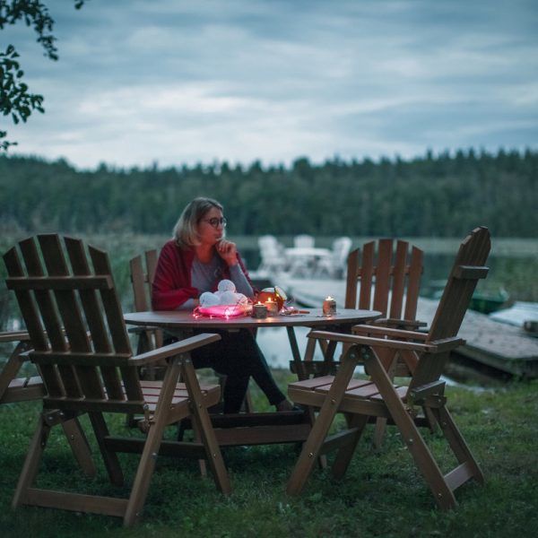 Комплект уличной мебели Folkland Timber Canada 6, коричневый, 6 места