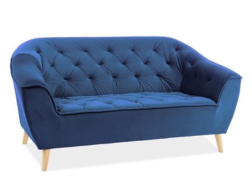 Signal Meble Galaxy 2 Velvet Sofa Navy