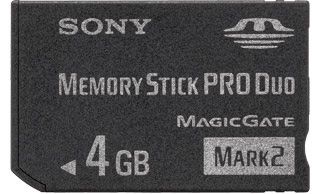 Atminties kortelė Sony, 4 GB