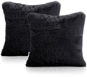 AmeliaHome Lovika Pillowcase 45x45 Black 2pcs