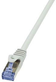 LogiLink CAT 6a S/FTP Cable Grey 0.5m