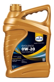 Mootoriõli Eurol Evolence 0W - 20, sünteetiline, sõiduautole, 5 l