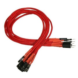 Nanoxia Extension Cable For Power/Reset 30 cm Red