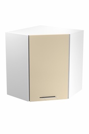 Кухонный шкаф Vento, белый/песочный, 600 мм x 300 мм x 720 мм