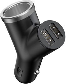 Automobilinis įkroviklis Baseus, Cigarette Lighter Socket/2 x USB