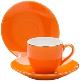 Mayer & Boch Cup Set 4pcs Orange 8cl 24753