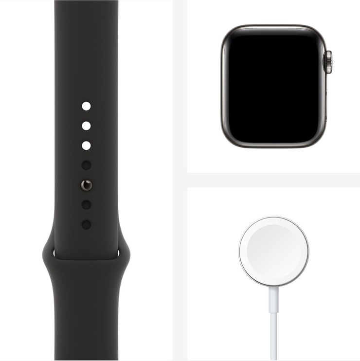 Умные часы Apple Watch 6 GPS + Cellular 40mm M06X3EL/A, черный