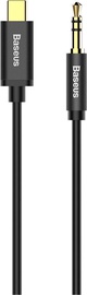 Laidas Baseus Yiven Premium USB-C to 3.5mm Audio Adapter USB-C, 3.5 mm, 1.2 m, juoda