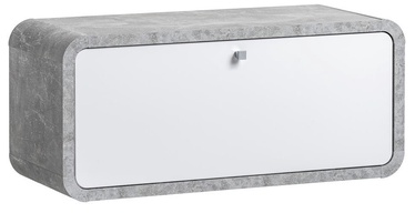 ASM Wally Hanging Cupboard Type 06 Gray/Glossy White