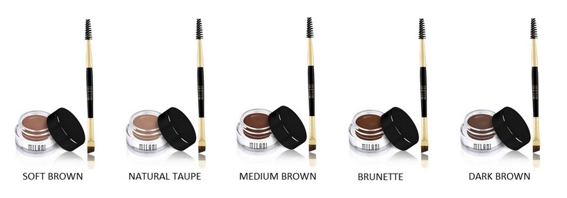 Uzacu gēls Milani Stay Put 03 Medium Brown, 2.6 g