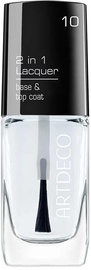 Pealislakk Artdeco 2 in 1 Lacquer Base & Top Coat, 10 ml