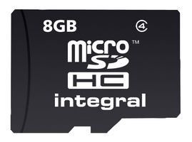Integral 8GB MicroSDHC Class 4