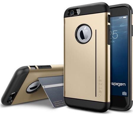 Чехол для телефона Spigen, Apple iPhone 6 Plus/Apple iPhone 6S Plus, золотой