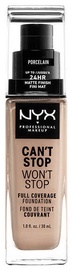 Tonuojantis kremas NYX Can't Stop Won't Stop CSWSF03 Porcelain, 30 ml