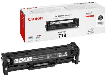 Lazerinio spausdintuvo kasetė Canon 718 Black 1pcs