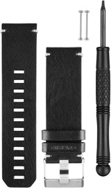 Garmin Quatix 3 Black Leather Watch Band