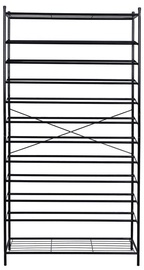 Apavu plaukts Songmics Black, 1050x370x1920 mm