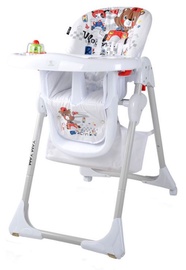 Bertoni Lorelli Highchair Yam Yam Racing Friends White