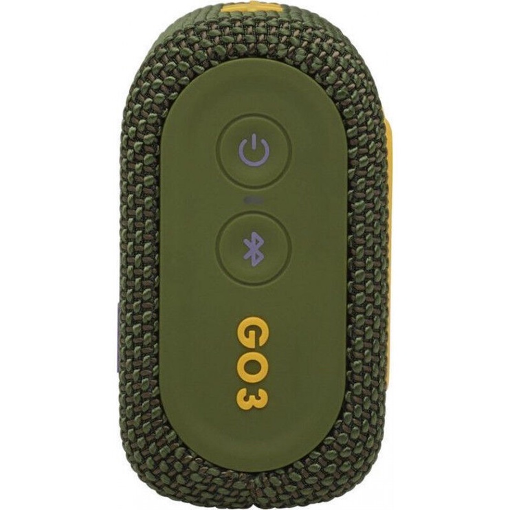Bezvadu skaļrunis JBL GO 3, zaļa, 4 W