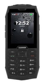 Mobiiltelefon MyPhone Hammer 4, must, 64MB/64MB