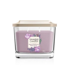 Aromātiskā svece Yankee Candles Elevation Collection Sugared Wildflowers 3-Wick Candle, 347 g, 38 h