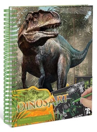 Raižymo rinkinys DinosArt Scratch & Sketch 15201