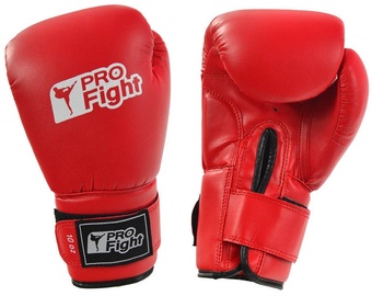 Боксерские перчатки ProFight Skin Dragon, красный, 14 oz