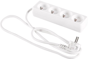 Elcan Extension Cord 4 Outlet 250V 10A 1.5m White