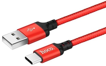 Hoco Premium Times Speed X14 USB To USB Type-C 1m Black/Red