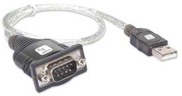 Juhe Techly USB to Serial Converter USB Type A Male, RS-232 male, 0.45 m, hõbe