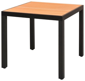 Dārza galds 42793, brūna, 80 x 80 x 74 cm