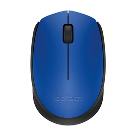 Datorpele Logitech M171, zila/melna