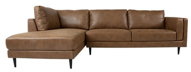 Kampinė sofa Home4you Lisbon 28540, ruda, 289 x 175 x 89 cm