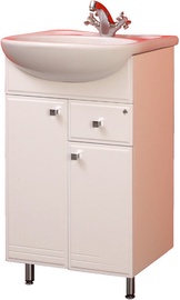 Шкаф для ванной MN Step 06 300x800x585mm White