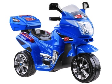 Rotaļlietu bezvadu motocikls Electric Motorcycle With LED Lights, zila