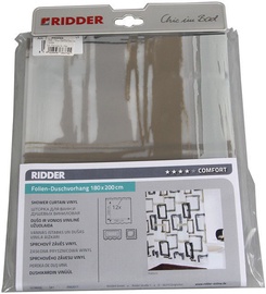 Штора для ванной Ridder Pattern, многоцветный, 2000 мм x 1800 мм