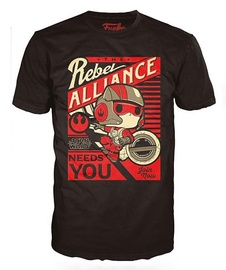 Funko T-Shirt POP! Tees: Star Wars Poe Dameron Black S