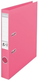 Esselte No.1 Solea Lever Arch File PP 5cm Pink