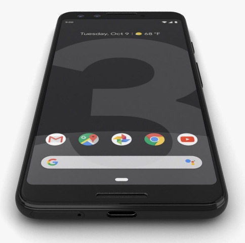 Mobilusis telefonas Google Pixel 3, 64 GB, juodas - Senukai.lt