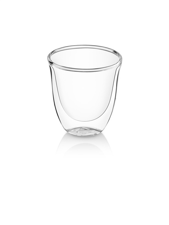Dubultā stikla glāze De'Longhi Espress, 2 gab., caurspīdīga, 0.060 l