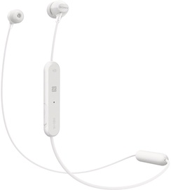 Ausinės Sony WI-C300 Wireless In-Ear Earphones White
