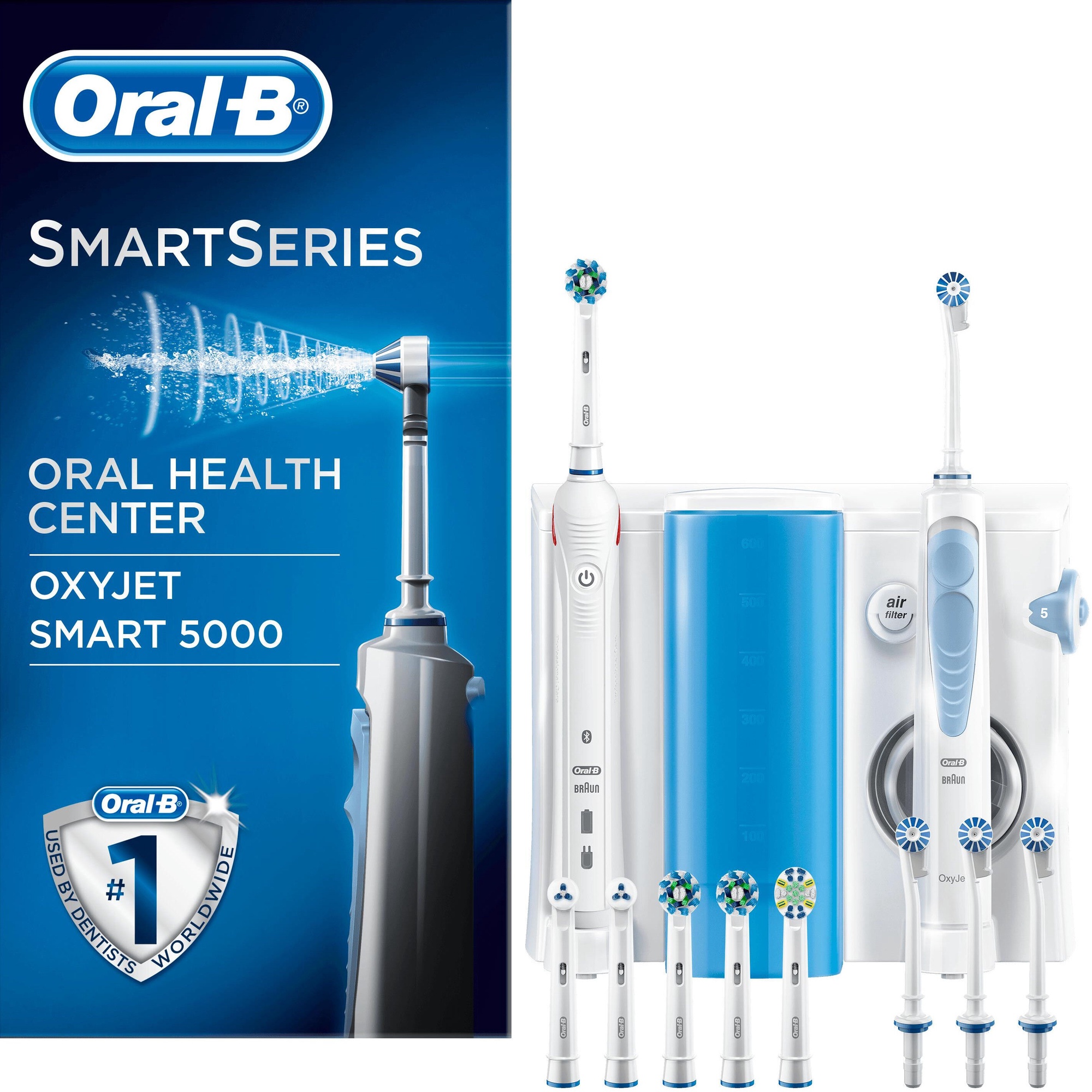 Braun OralB Rotating Oscillating Toothbrush Smart 5000 Oxyjet Adult