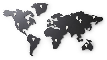 Декор для дома Umbra Mappit Wall Decor Titanium