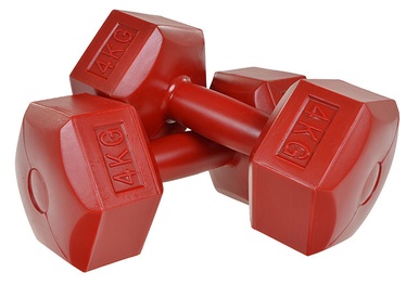 Profit HEX Set Of Dumbbells Red 4kg