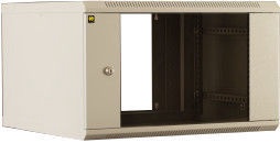 Серверный шкаф Netrack Wall Cabinet 19'' 4.5U/400 mm Glass Grey