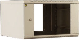 Netrack Wall Cabinet 19'' 4.5U/400 mm Glass Grey