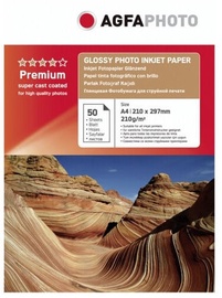 Fotopaber AgfaPhoto Premium Glossy Photo Inkjet Paper A4 50pcs