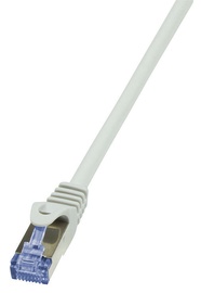 LogiLink Patch Cable Cat.6A from Cat.7 600 MHz S/FTP PIMF PrimeLine 5m Grey