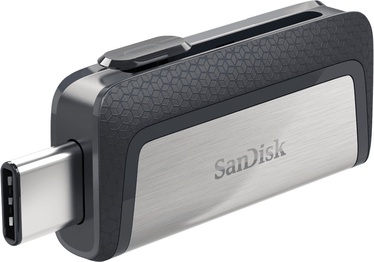 USB atmintinė SanDisk Ultra Dual, metalo, 256 GB